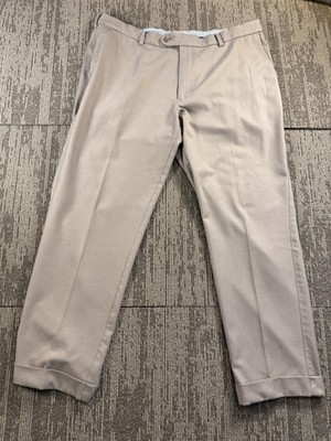 Peter Millar Pants Mens 38x32 Beige Golf Dress Trousers Performance Casual