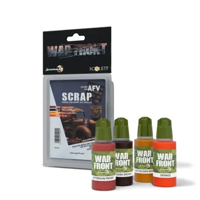 Paint Set Warfront SCRAP | englisch | SCALE75 PAINTS | EAN 8423153060028