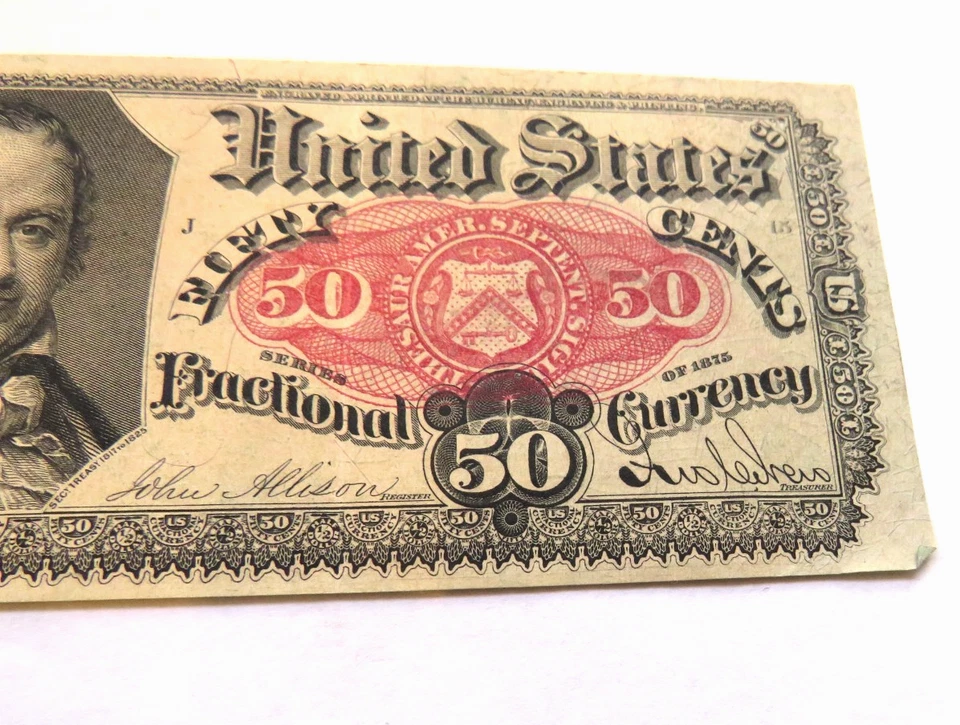 SERIES OF 1875 FIFTY CENTS FRACTIONAL CURRENCY NOTE - Image 2 of 4