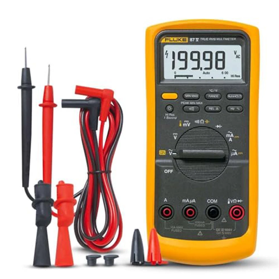 Fluke 2074974 Industrial True RMS Digital Multimeter with Temperature Foto 4 de 4