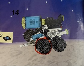 LEGO 6938/1737 Space Exploriens Scorpion Detector - Missing 5 Pieces (See Pics)