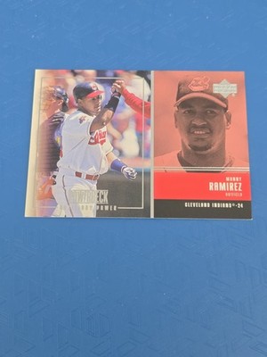 1999 Upper Deck PowerDeck Auxiliary Power #AUX-13 Manny Ramirez BASEBALL Card 5H