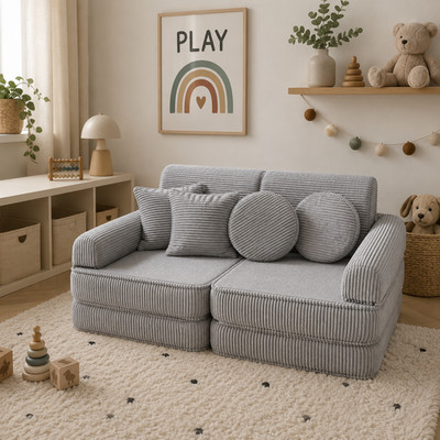 Design4Kids Mini Spielsofa Jewel Cord Plus Kinder Sofa Modular