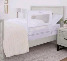 Dream On Me Toddler Safety Bed Rail Guard Adjustable with Anchor 33"x 23", White