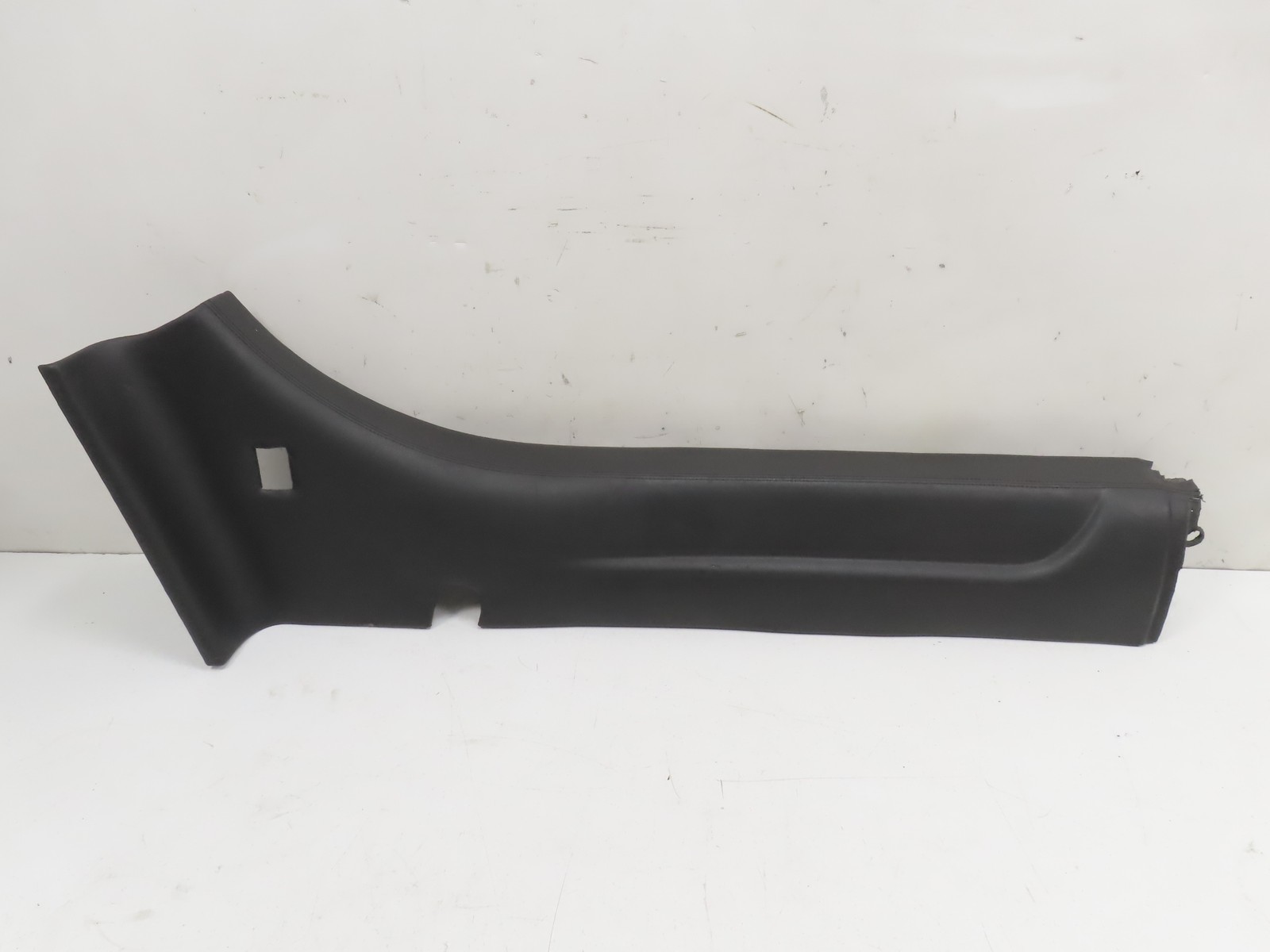 06 Lamborghini Gallardo #1310 Trim, Door Sill Cover Leather Black Left 400854903