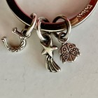 Brighton - Lucky Clover - Heart - Key Fob - Key Chain - Fabric bag - Heart Tin — photo 10