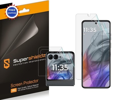 Motorola Razr 2024/2025 Screen Protector 2 Pack HD Clear Shield Supershieldz