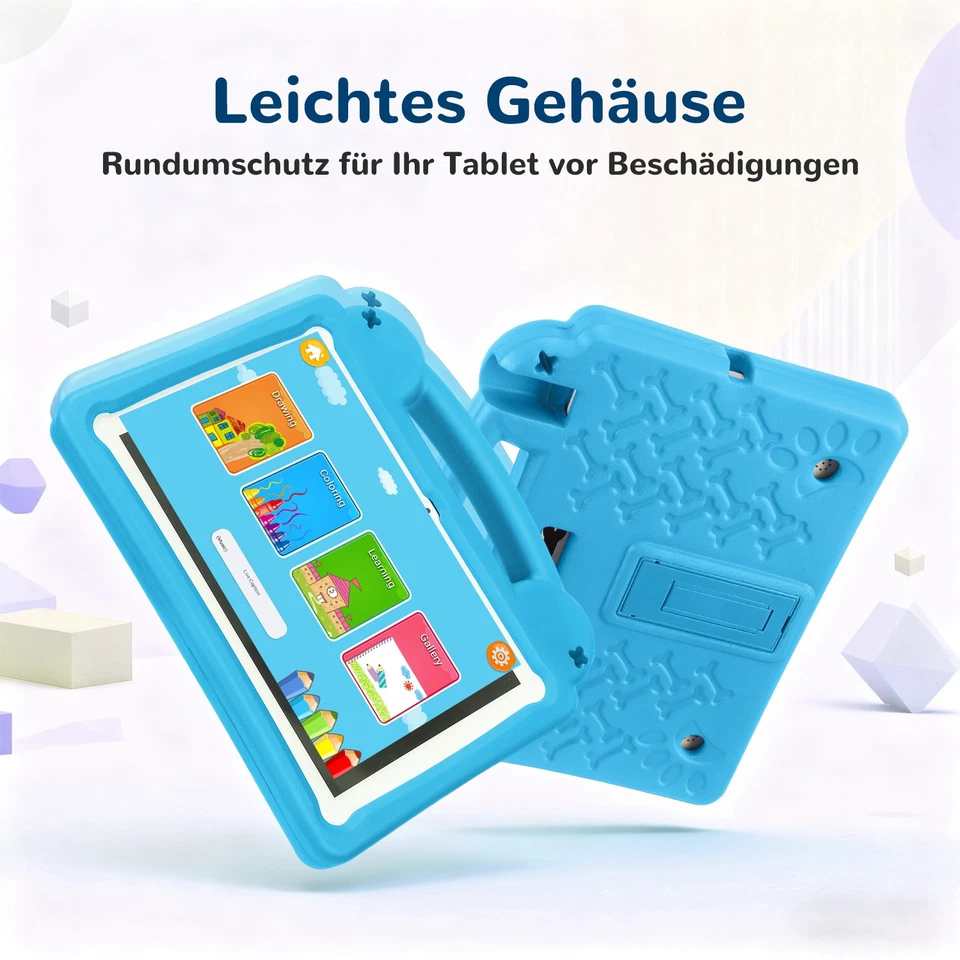 OYAJIA Kinder Tablet 10.1 Zoll Andriod 15 2025 8GB+64GB 5000mAh Octa-Core Wifi6 - Bild 3 von 4