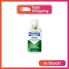 Mucinex DM Max Liquid Cough & Cold Medicine for Adults, Cold and Flu Medicine fo