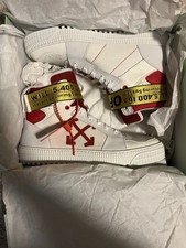 Virgil Abloh Off White Industrial Belt High Top Sneakers Size 42 /8.5