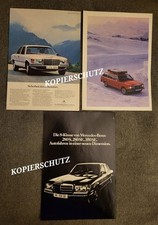 3 x MERCEDES-BENZ 280 S, 350 SE - Vintage Retro Auto Poster Werbung  Dekoration