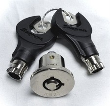 Snap On Flank Drive Lock Cylinder Key Set K521 - 2 Keys Snap On Flank Drive Lock Cylinder Key Set K521 - 2 Keys