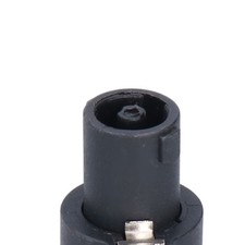 Blue 4Pcs 4 Pole Speaker Plug Twist Lock Audio Power Amplifier Cable Connector