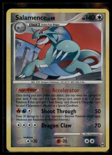 Pokémon TCG Arceus Salamence 8/99 Reverse Holo Rare Holo EX