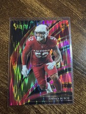 JORDAN BURCH CARDINALS 2025 PANINI SELECT PINK SHOCK PRIZM