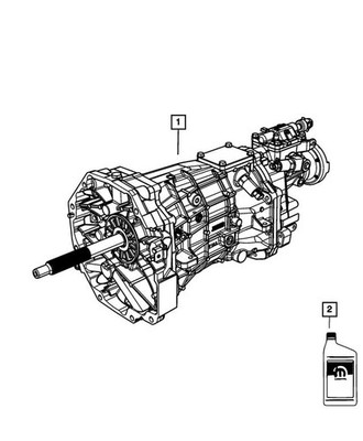 15-23 Dodge Challenger Manual TR6060 6 Speed Transmission Mopar New OEM