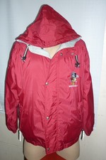 DISNEY STORE HOODED JACKET " MICKEY MOUSE " JACKET SMALL VINTAGE