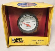 Auto Meter 5737 Phantom Electric Water Temperature Temp Gauge 100-250 2 116