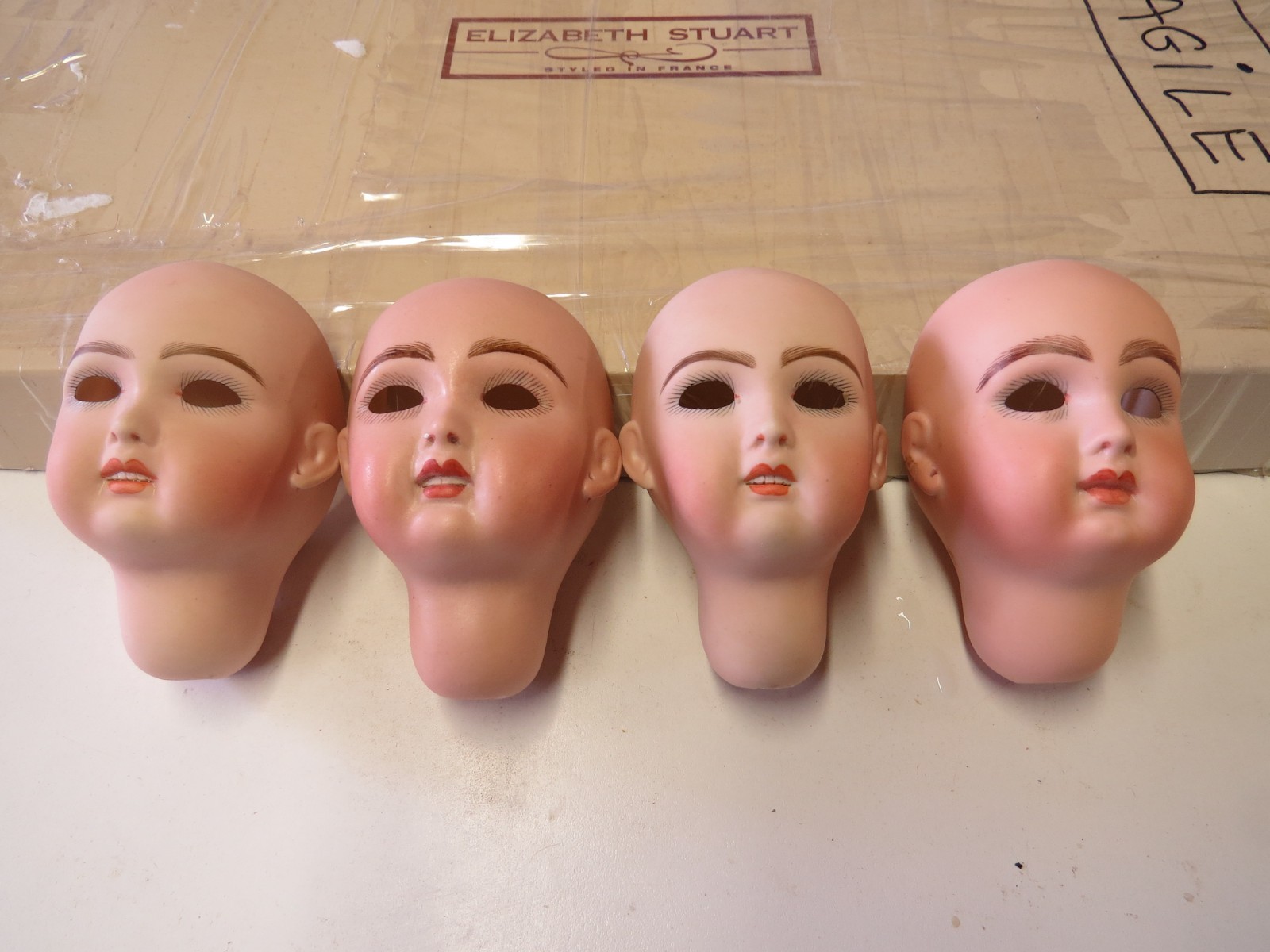 Bébé Français JUMEAU Moule 1907 - Tête seule en porcelaine Taille 5 pour poupée de collection - 2