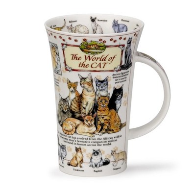 Glencoe Fine China Educational WORLD OF THE CAT Mug Cup 500ml
