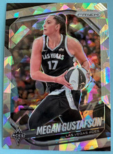 2025 Panini WNBA Prizm Basketball Cracked Ice Prizm #49 Megan Gustafson
