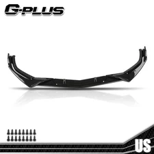 Glossy Black Front Bumper Lip Splitter Spoiler Kits Fit For 2016-21 Honda Civic