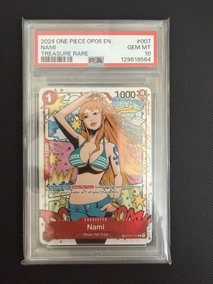 2024 ONE PIECE Nami TREASURE RAREカード Nami (TR) ST01-007 Wings of the Captain Foil for sale online | eBay