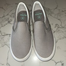 NEW Hurley Ladies' Slip-On Shoe ARLO Comfort Fashion Sneaker Grey