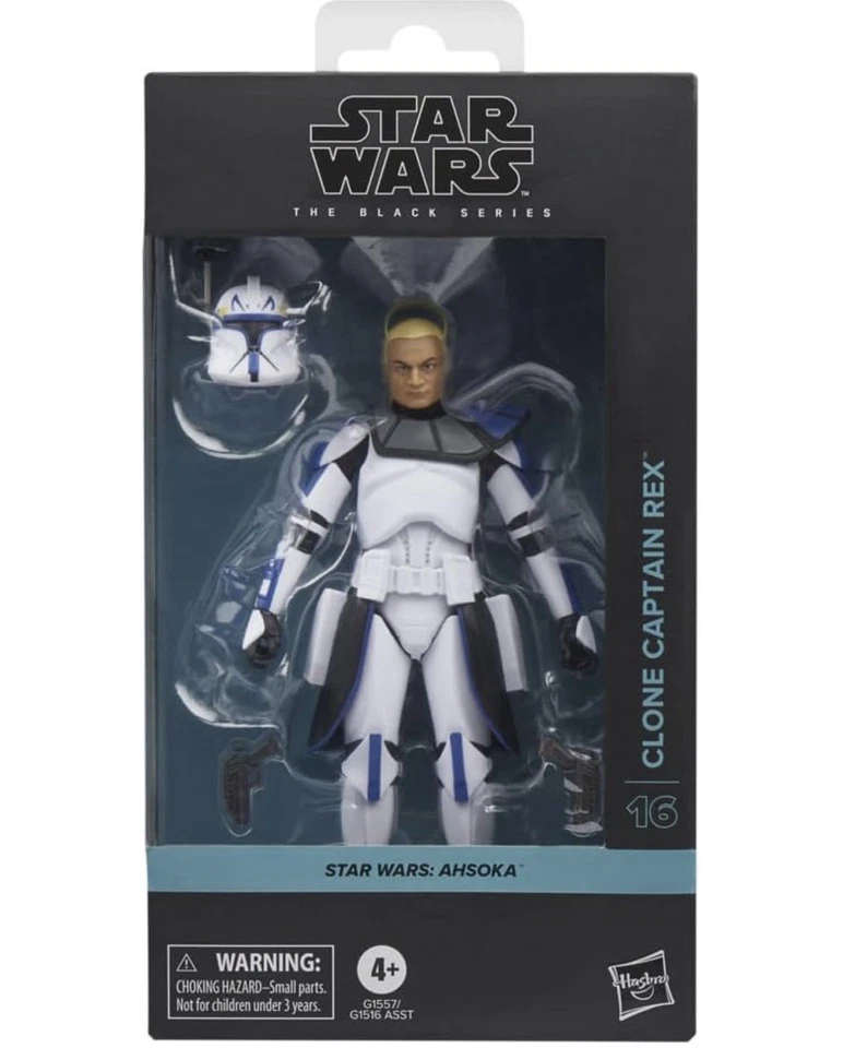 Figura de acción Hasbro Star Wars The Black Series Clone Captain Rex 6 pulgadas Foto 4 de 4