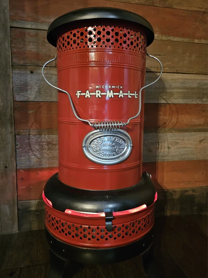 Antique VTG Marvel H2464 Belmont Stove Co Heater Cabin Stove McCormic Farmall - Image 3 of 4