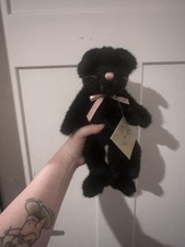 NWT Boyds Bear Collection "Zoe" the Black Cat, Vintage Collectible 10 inch 
