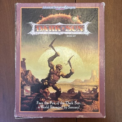 Dungeons & Dragons 2nd Ed. Dark Sun Box Set Face the Fire of the Dark Sun