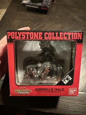 BANDAI 2001 - POLYSTONE COLLECTION SCENE M-2 GODZILLA / VOL.2 DIORAMA NEW