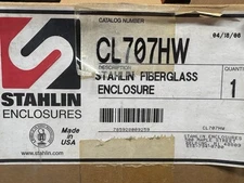 Stahlin CL707HW Fiberglass Enclosure WITH BACK COVER INCLUDED