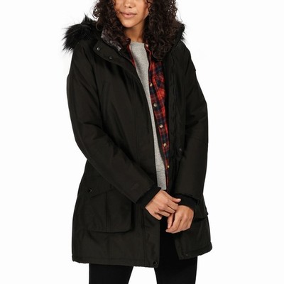 Regatta Womens Sefarina Waterproof Fur Trimmed Hooded Parka Jacket - 6