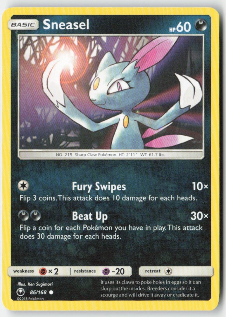 Sneasel 86/168 Common MP Regular - Celestial Storm