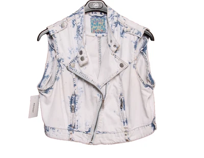 Gilet DENIM CO Jeans Denim Größe 48 Regular Damen Vintage Usato - Bild 1 von 4