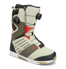 DC Judge Men's Snowboard Boots, Taupe/Grey/Orange, M10.5 MY26