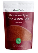 Viva Doria Hawaiian Red Alaea Sea Salt, Fine Grain, 2 lb 907 g