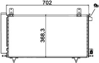 Mahle Kondensator, Klimaanlage Ac 122 000S