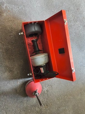 Ridgit Handborrohreninigermaschine mit Koffer und Zubehöhr elektrisch