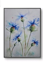 Quadro artistico acquerello originale firmato di Ape e Fiordaliso NUOVA SERIE 2025