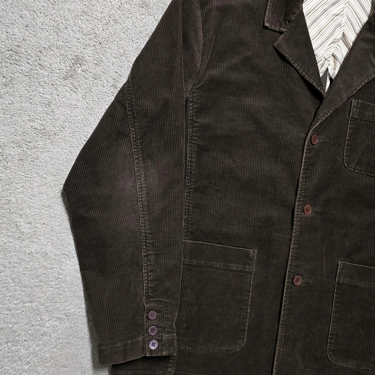 Vintage Quicksilver Edition Brown Corduroy Chore Coat Jacket Mens XL 90s EUC - product detail image 7