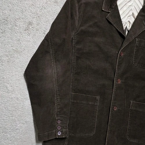 Vintage Quicksilver Edition Brown Corduroy Chore Coat Jacket Mens XL 90s EUC image 7