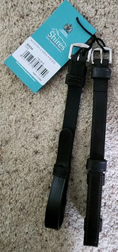 Shires Avignon Cheek Pieces Brown - Image 2 of 2