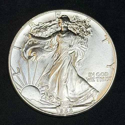 1988 American Silver Eagle 1 Oz .999 Fine Coin, No Reserve #625