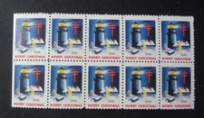 USA/UNITED STATES STAMPS MINT  1941 "CHRISTMAS SEALS" BLOCK OF 10