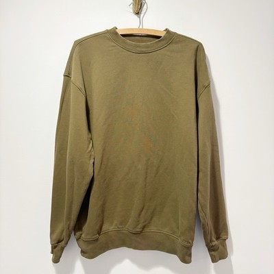Filson Training Crewneck Sweatshirt Dark Olive Size Small Terry Cloth Thick