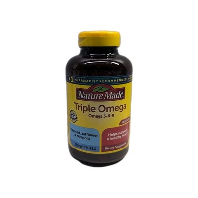 Nature Made Triple Omega 3-6-9 (150 Softgels) ~EXP: 06/2028