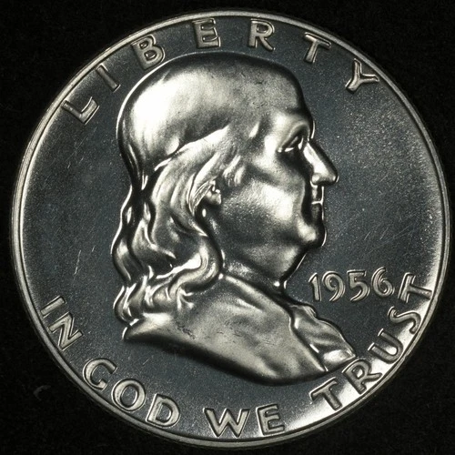 1956 FRANKLIN HALF DOLLAR TYPE 2 FLASHY PROOF